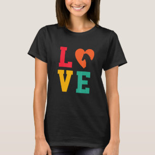 Liebe Grafik Pferdeliebhaber Reitsport Reiter Pfer T-Shirt