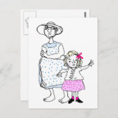 Liebe Gran Postkarte (Vorne/Hinten)