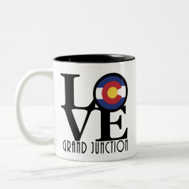 LIEBE Grand Junction Colorado 110z Zweifarbige Tasse