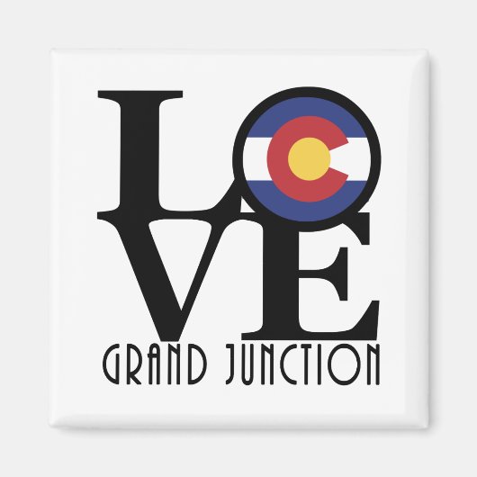 LIEBE Grand Junction Colorado Magnet (Vorne)