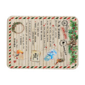 Liebe Grandson|Brief an meinen Enkel Ich bin stolz Magnet (Horizontal)