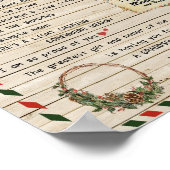 Liebe Grandson|Brief an meinen Enkel Ich bin stolz Poster (Ecke)