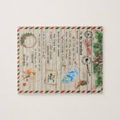 Liebe Grandson|Brief an meinen Enkel Ich bin stolz Puzzle (Horizontal)