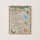 Liebe Grandson|Brief an meinen Enkel Ich bin stolz Puzzle (Vertikal)