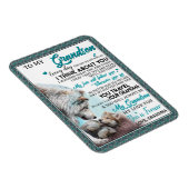 Liebe Grandson | Brief an meinen Enkel von Oma Magnet (Rechte Seite)