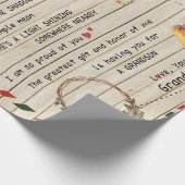 Liebe Grandson|Brief an meinen Sohn, den ich stolz Geschenkpapier (Ecke)