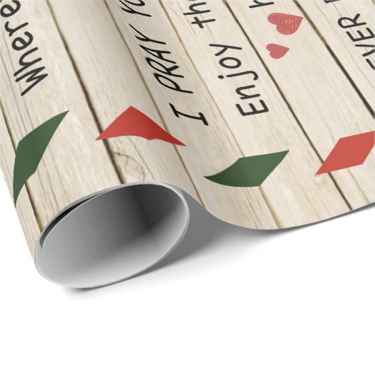 Liebe Grandson|Brief an meinen Sohn, den ich stolz Geschenkpapier (Rolleneckpunkt)