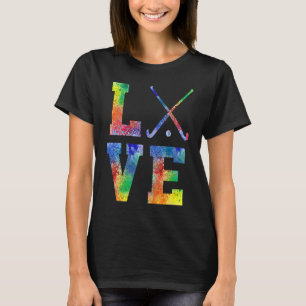 Liebe Graphic Hockey Player Hockey Hockey Hockey S T-Shirt