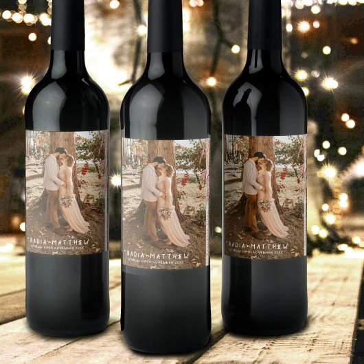 Liebe Grasbeeren Skizze Hochzeit im Herbst Weinetikett