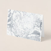 Liebe grau folienkarte (Vorderseite)