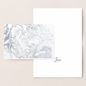 Liebe grau folienkarte (Anzeige)