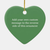 Liebe Graue Katzen - Schöne Nebelung - Ihr Text Keramik Ornament (Hinten)