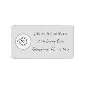 Liebe Gray Adressaufkleber (Vorne)