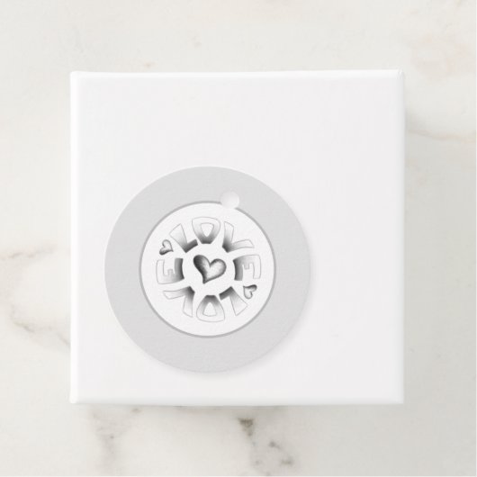 Liebe Gray Geschenkanhänger (Beispiel)