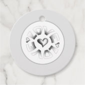 Liebe Gray Geschenkanhänger (Vorderseite)