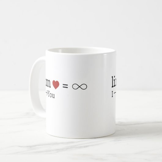 Liebe-Grenze Kaffeetasse (Vorderseite Links)