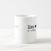 Liebe-Grenze Kaffeetasse (Mittel)