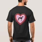 Liebe Greyhounds T-Shirt (Rückseite)