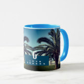 Liebe Griechenland Monogram Palmen Sommer Tasse (VorderseiteRechts)