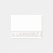 Liebe griechischer Schlüssel Post-it Klebezettel (Vorderseite)