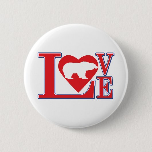 Liebe-Grizzlies Button (Vorderseite)