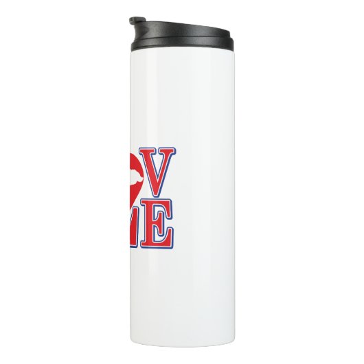 Liebe Grizzly Thermosbecher (Nach rechts gedreht)