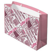 Liebe Große Geschenktüte (Rückseite Schrägansicht)