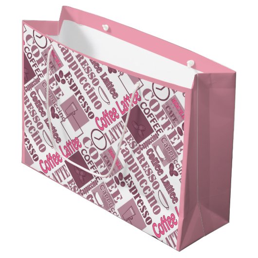 Liebe Große Geschenktüte (Vorderseite Schrägansicht)