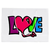 Liebe Große Geschenktüte (Rückseite)