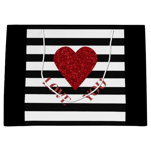 Liebe Große Geschenktüte (Vorderseite)