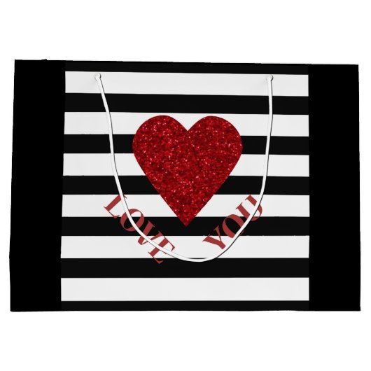 Liebe Große Geschenktüte (Rückseite)