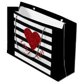 Liebe Große Geschenktüte (Vorderseite Schrägansicht)