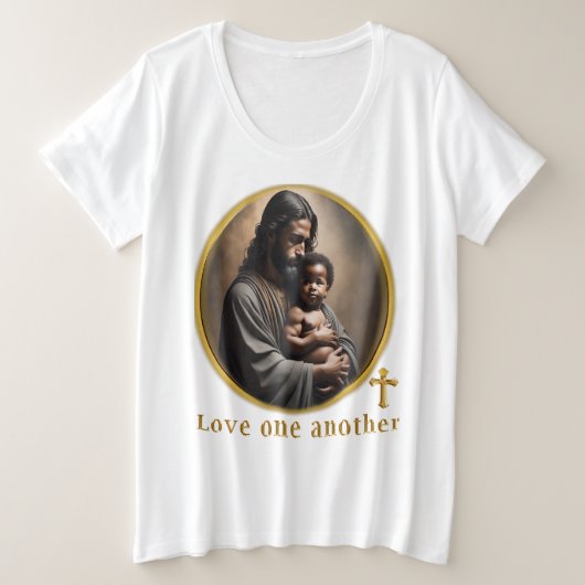 Liebe Große Größe T-Shirt (Design vorne)