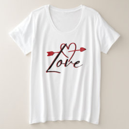 Liebe Große Größe T-Shirt