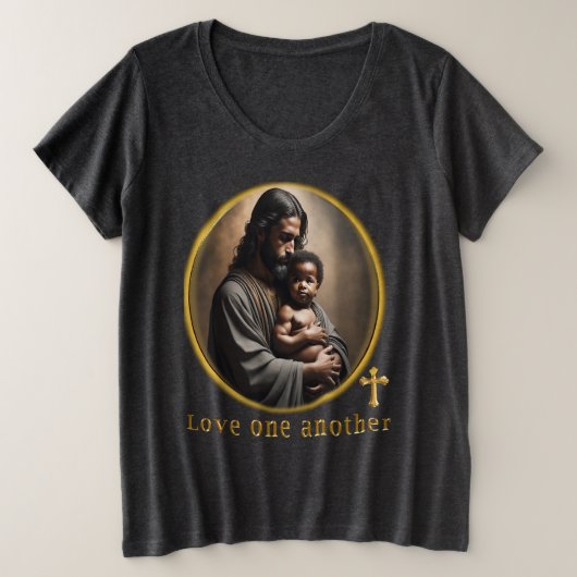 Liebe Große Größe T-Shirt (Design vorne)