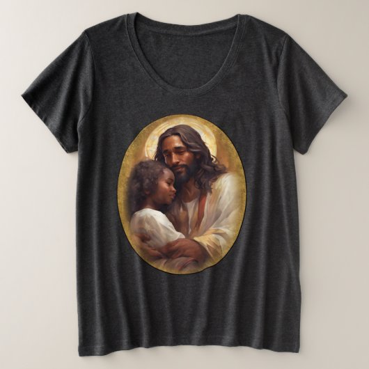 Liebe Große Größe T-Shirt (Design vorne)