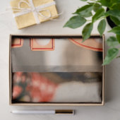 LIEBE (Große rote Schrift) Seidenpapier (Geschenk)