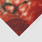 LIEBE (Große rote Schrift) Seidenpapier (Ausschnitt)