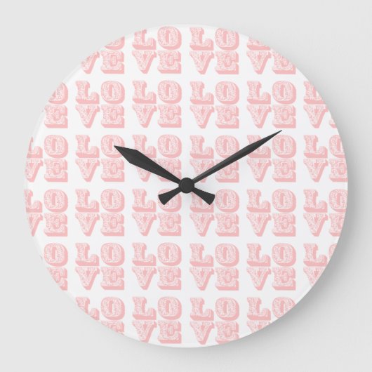 LIEBE GROßE WANDUHR (Vorderseite)