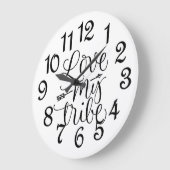 Liebe  große wanduhr (Winkel)