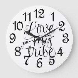 Liebe große wanduhr