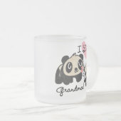 Liebe-Großmutter der Panda-Bärn-I Mattglastasse (VorderseiteRechts)