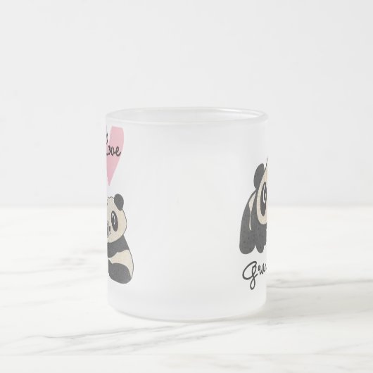 Liebe-Großmutter der Panda-Bärn-I Mattglastasse (Mittel)