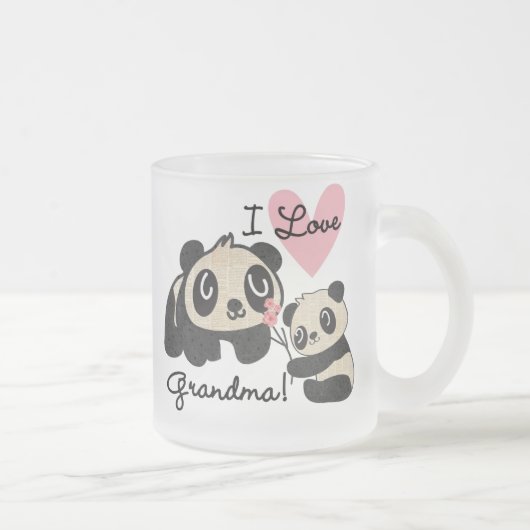 Liebe-Großmutter der Panda-Bärn-I Mattglastasse (Rechts)