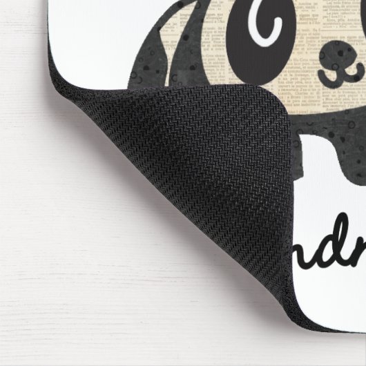 Liebe-Großmutter der Panda-Bärn-I Mousepad (Ecke)