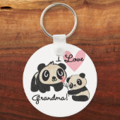 Liebe-Großmutter der Panda-Bärn-I Schlüsselanhänger (Vorderseite)