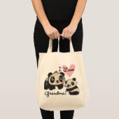 Liebe-Großmutter der Panda-Bärn-I Tragetasche (Vorderseite (Produkt))