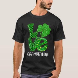 Liebe Großvater St Patrick's Green Kariert Leopard T-Shirt