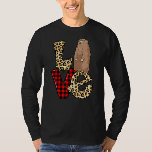 Liebe Groundhog Leopard Herzlichen Glückwunsch Gro T-Shirt