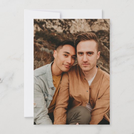 Liebe Grün Save The Date (Rückseite)